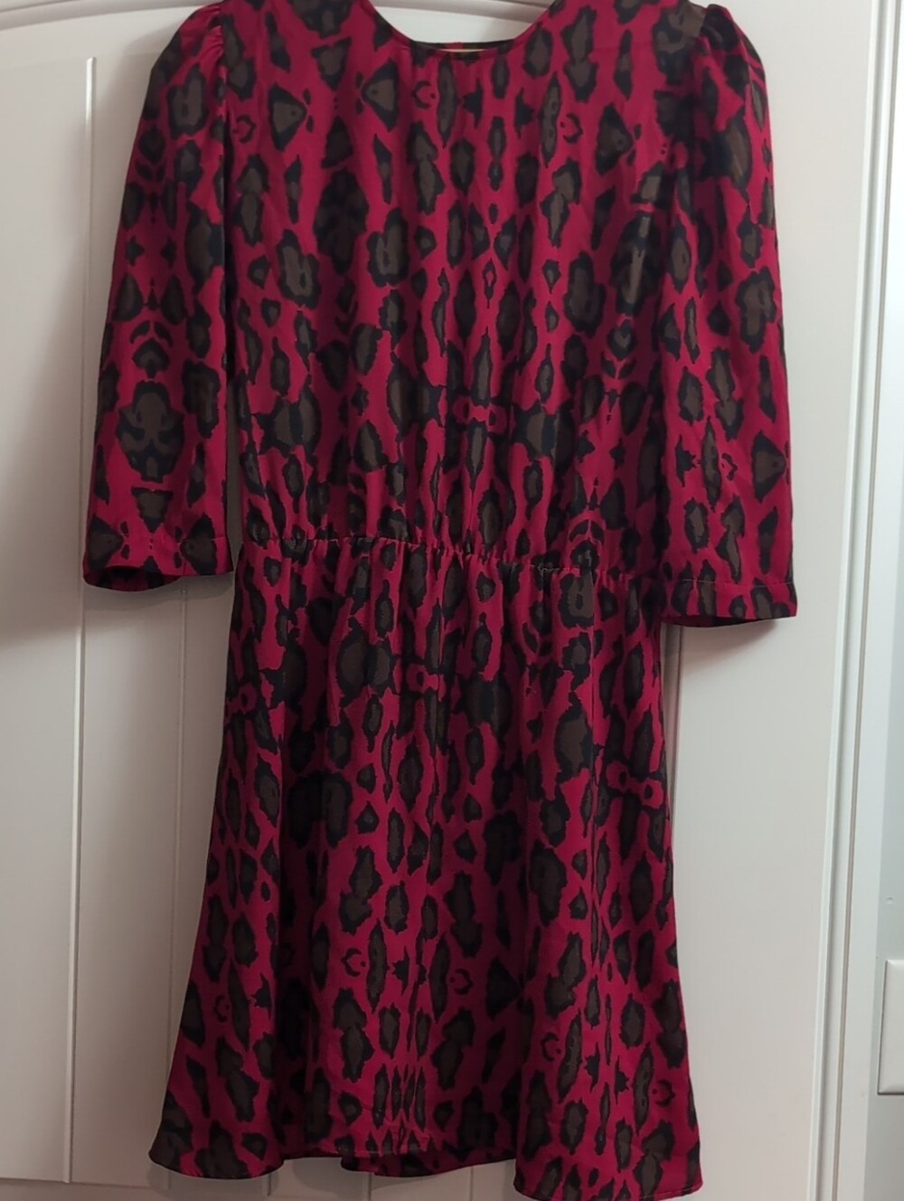 Dolce Vita Women's Fuchsia Animal-Print Dress